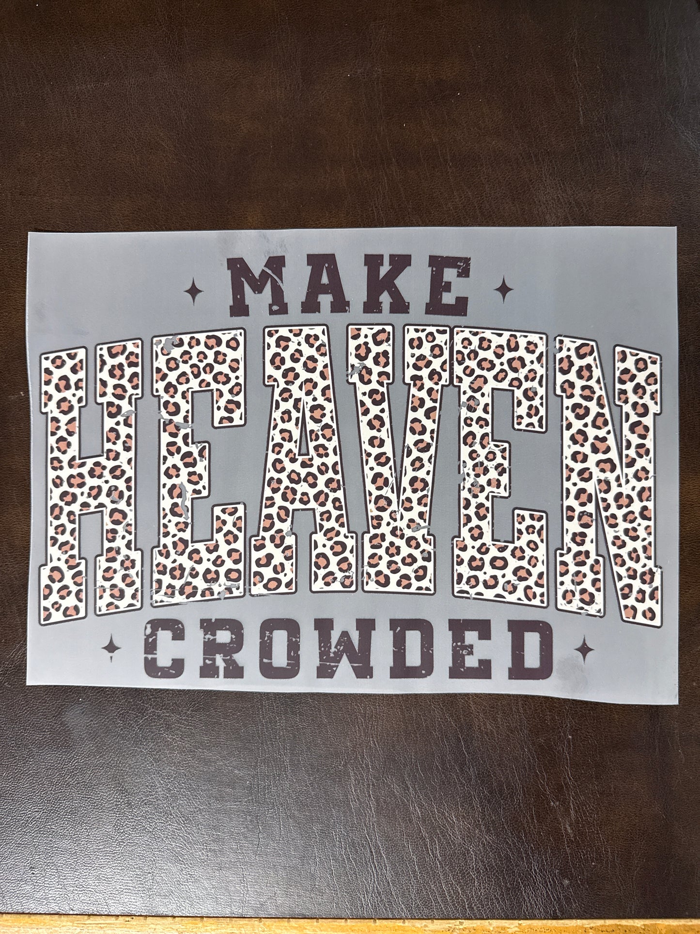 Make Heaven Crowded