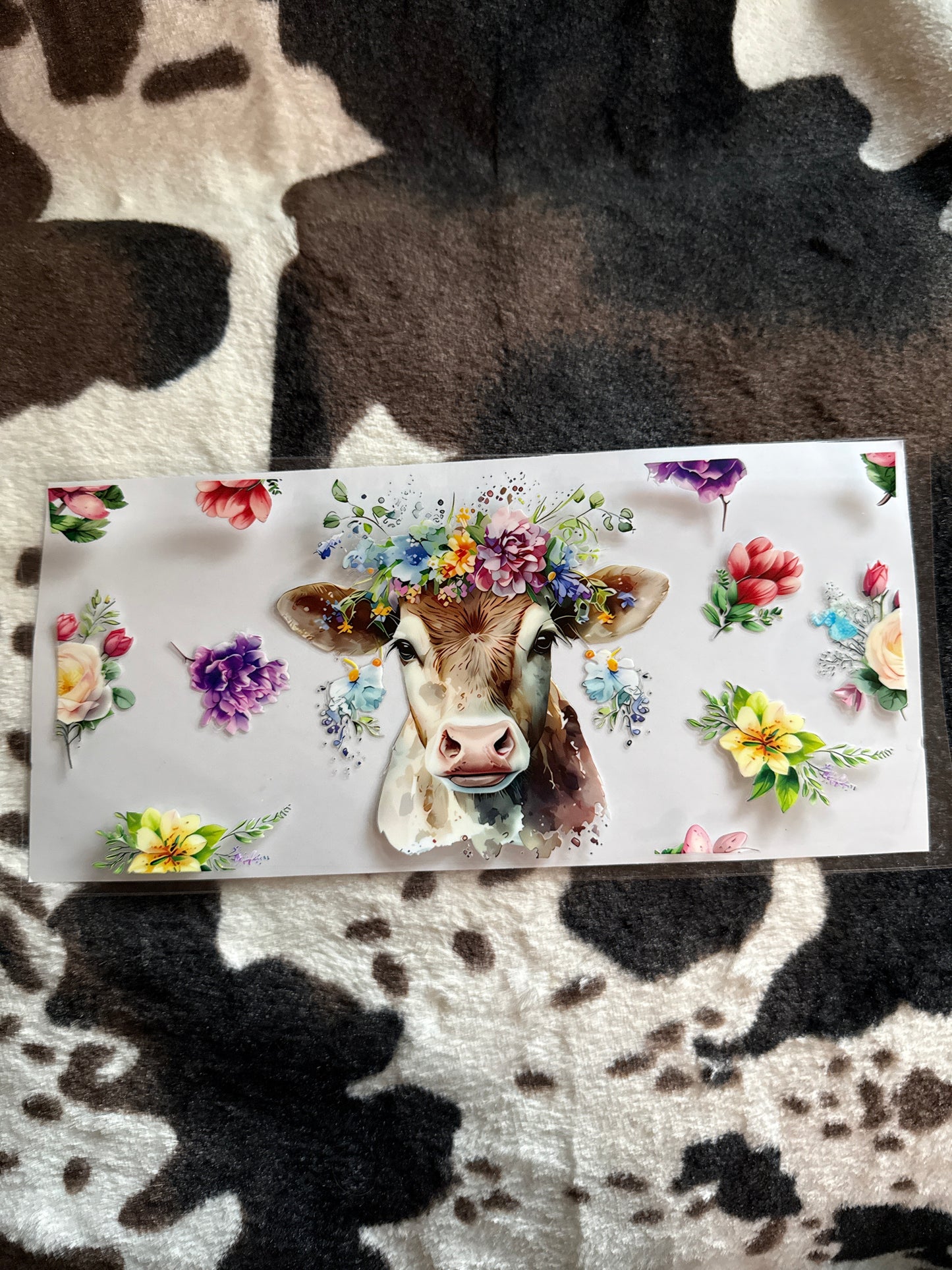 Floral Cow