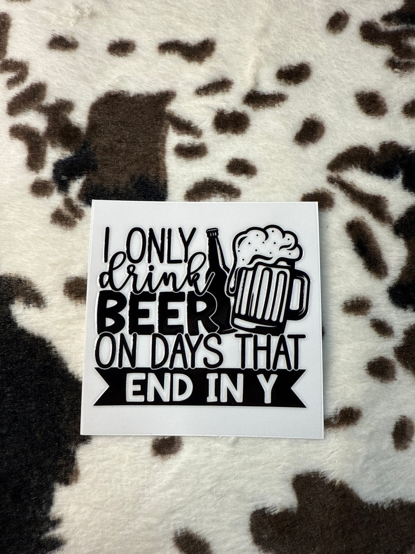 I Only Drink Beer On Days That End In Y