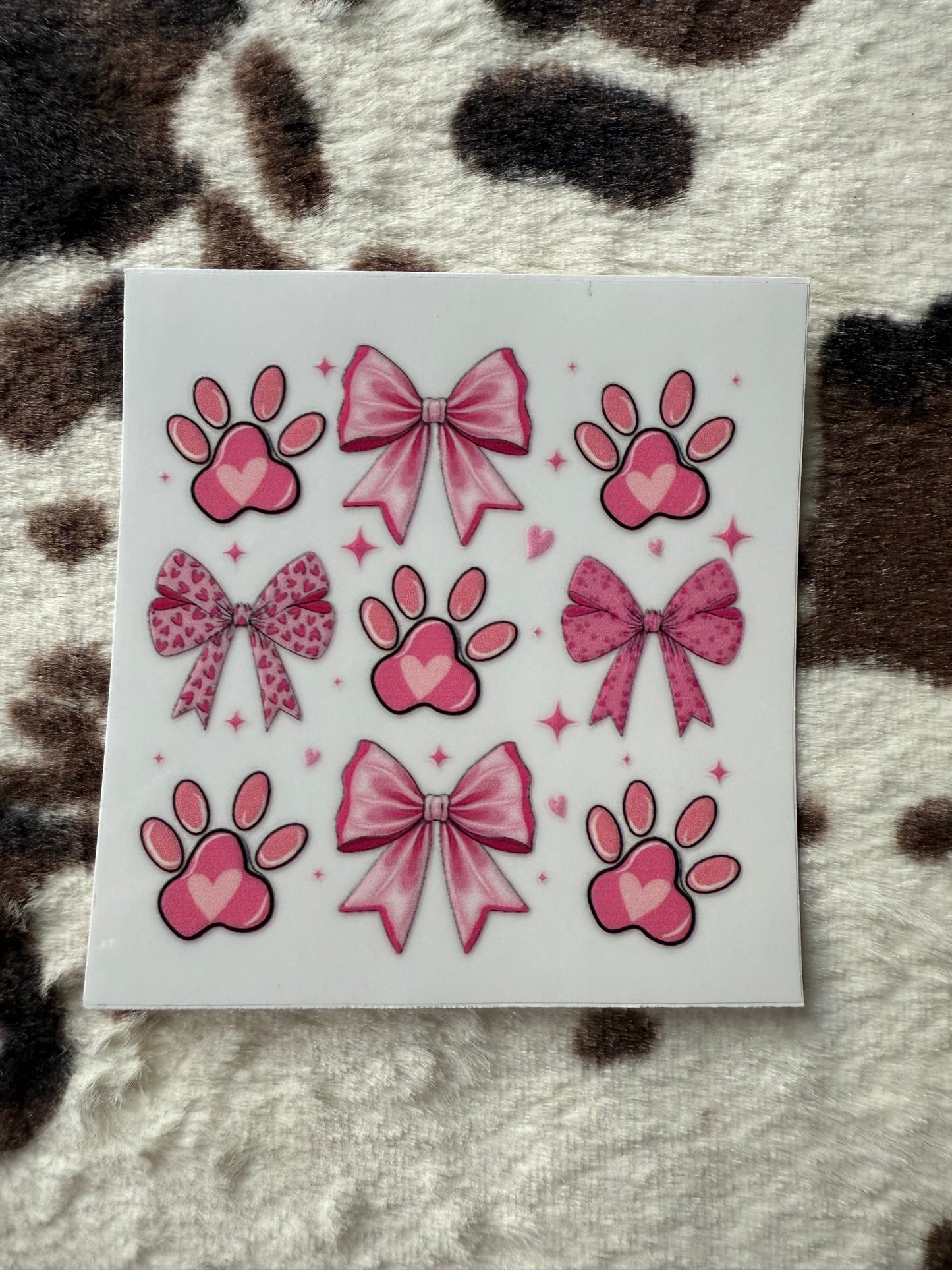 Paw Print & Bows