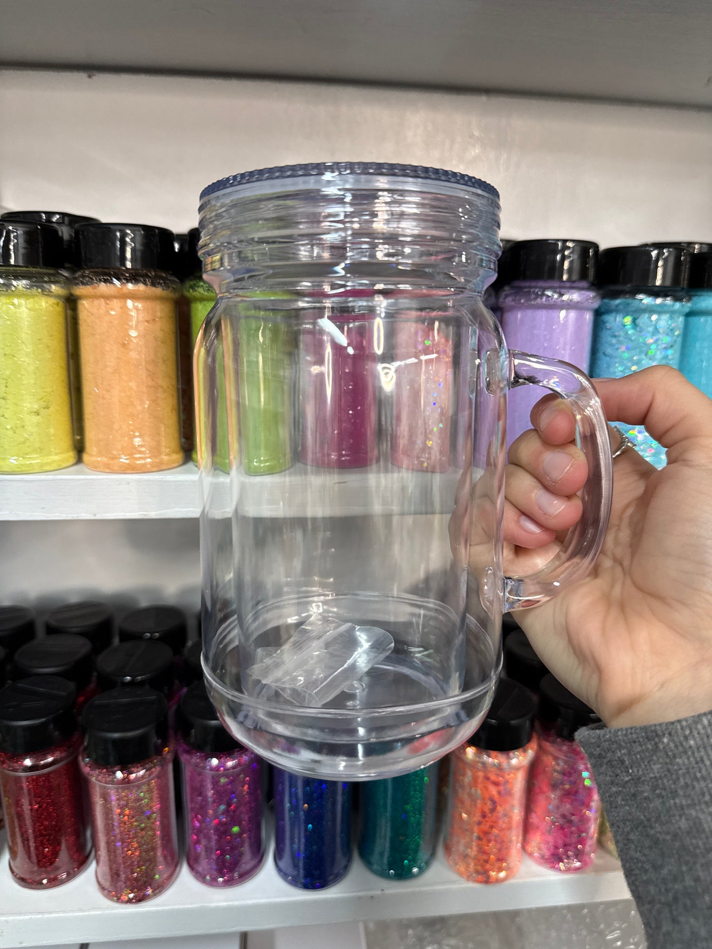 20oz Snow Globe Cup w/ Handle