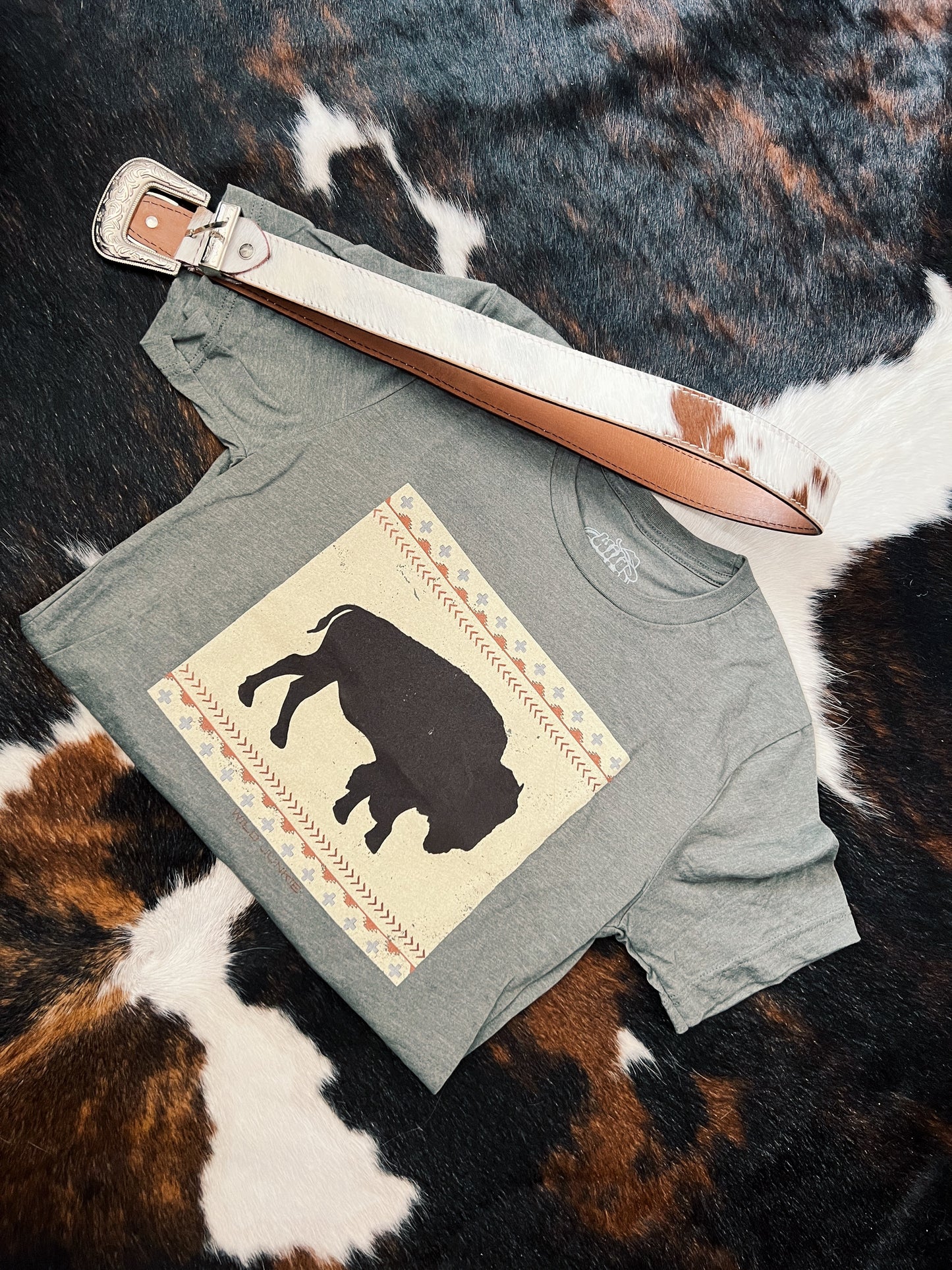 Aztec Bison Tee