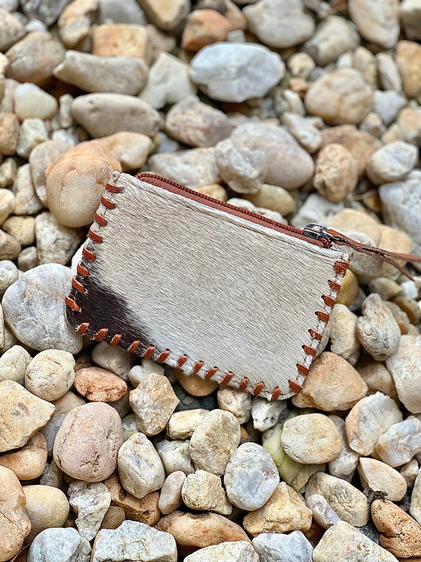 Tooled Leather Coin Pouch