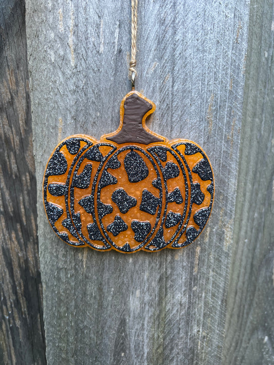 Cow Print Pumpkin