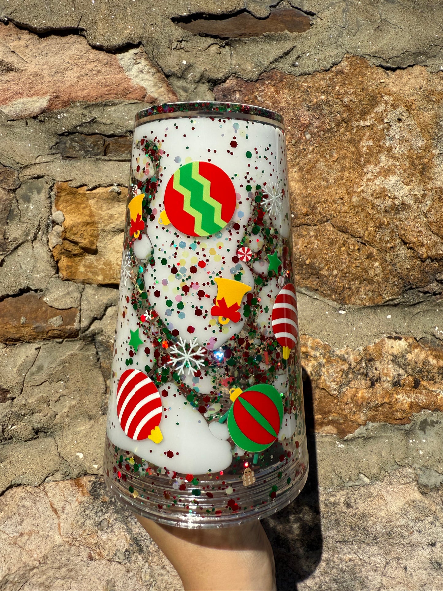 16oz Christmas Lava Cup
