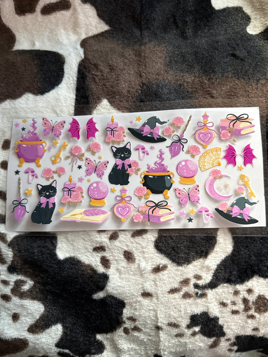 Pink Witch Cat