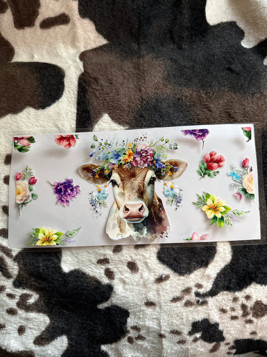 Floral Cow