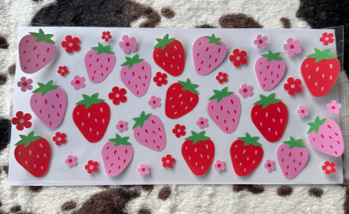 Pink & Red Strawberries