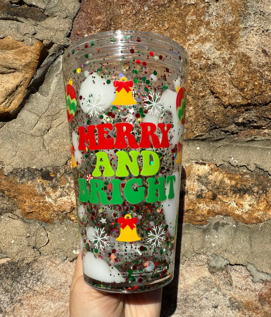 16oz Christmas Lava Cup