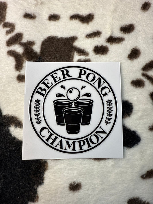 Beer Pong Champion