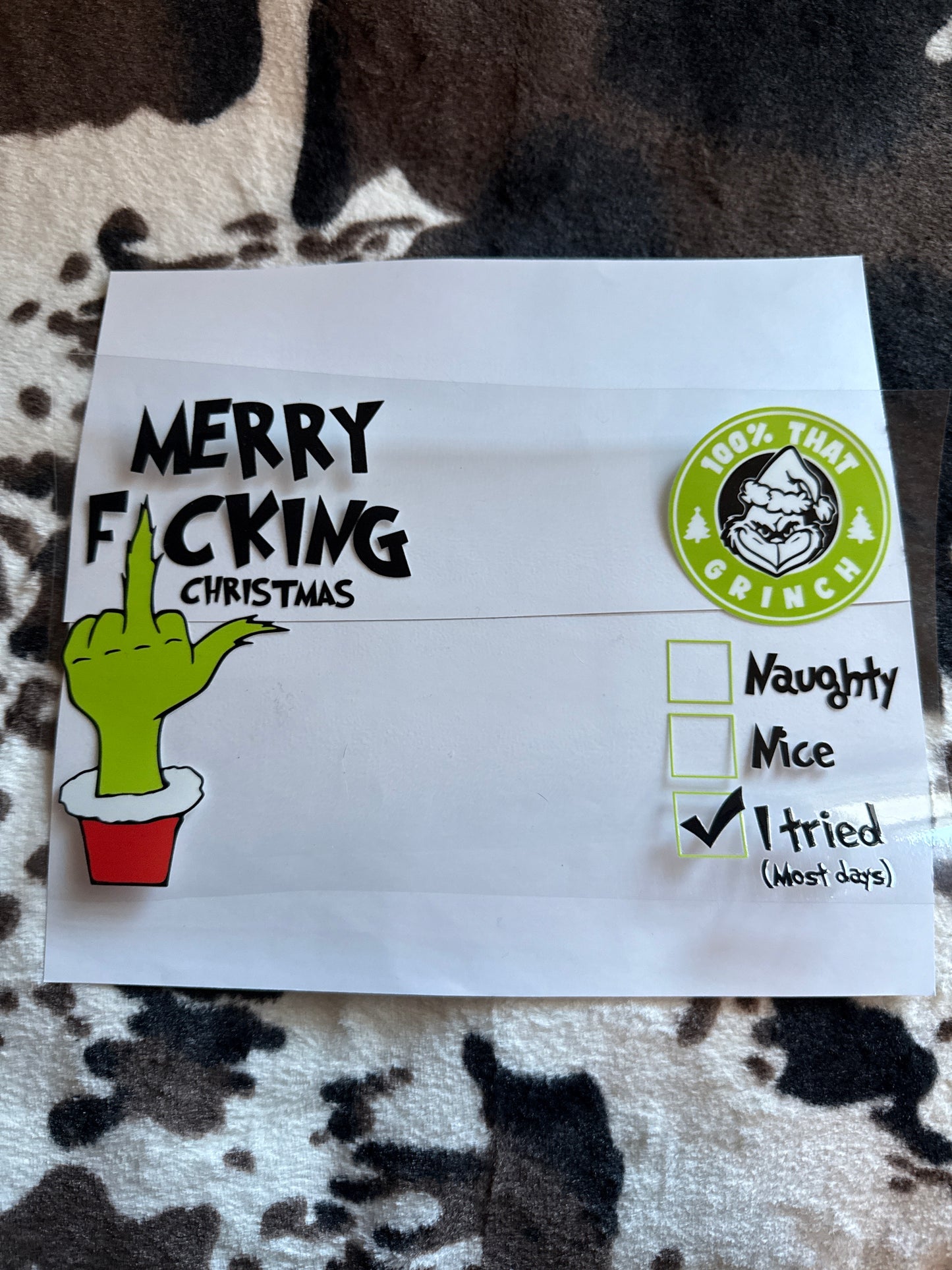 Merry F*cking Christmas (Fits 20oz or bigger)