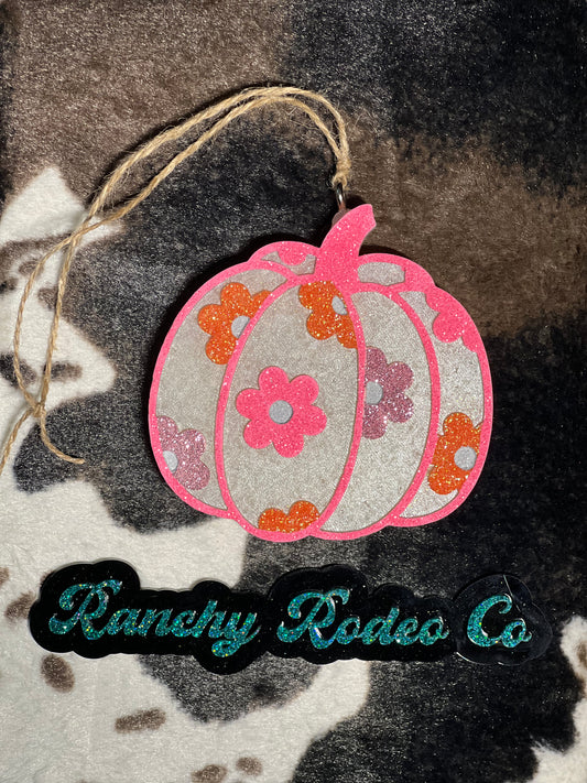 Floral Pumpkin