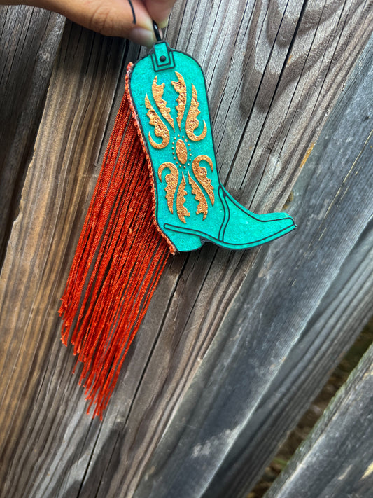 Fringed Cowboy boot