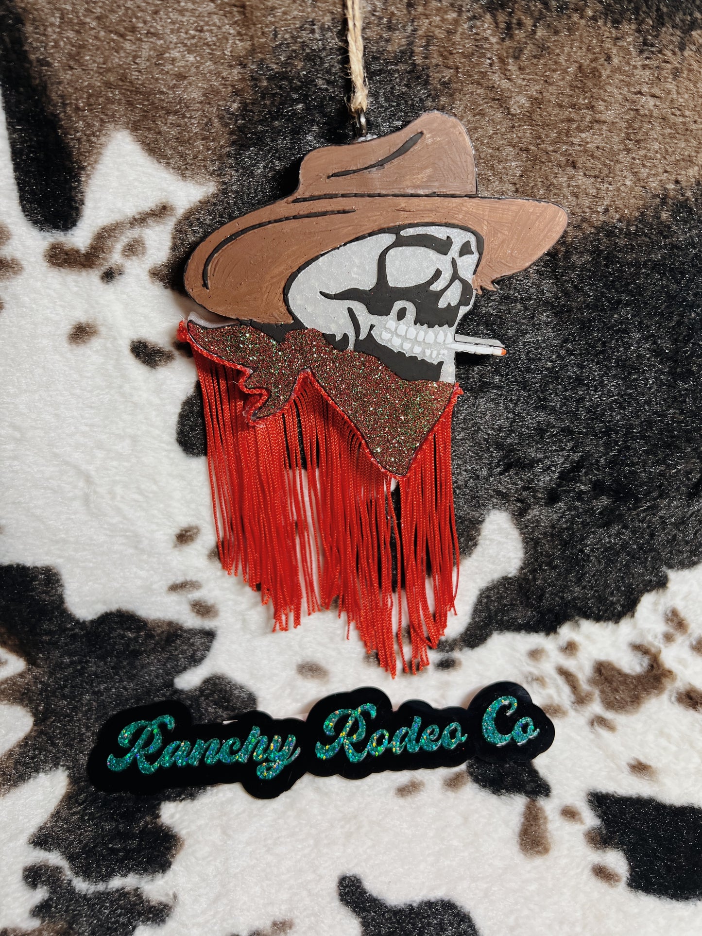 Christmas Cowboy Skeleton