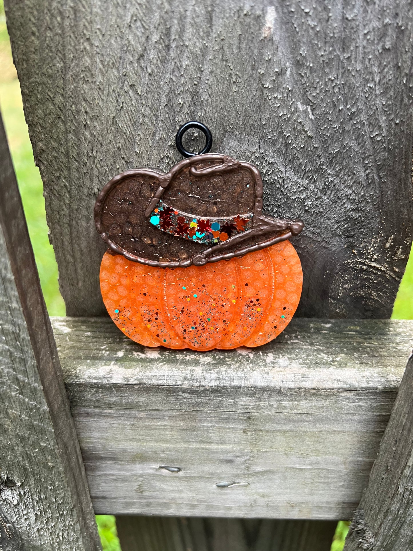 Cowboy Hat Pumpkin Vent Clip