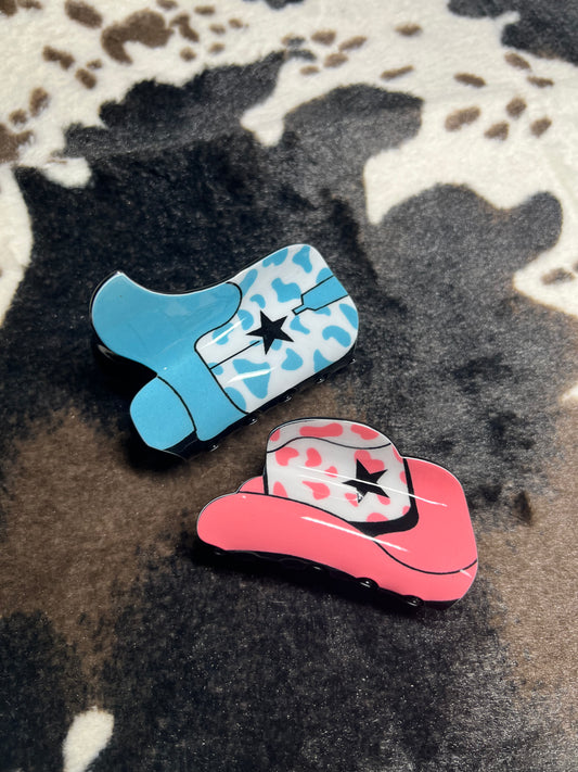 Cowboy Boot/Hat Claw Clipp