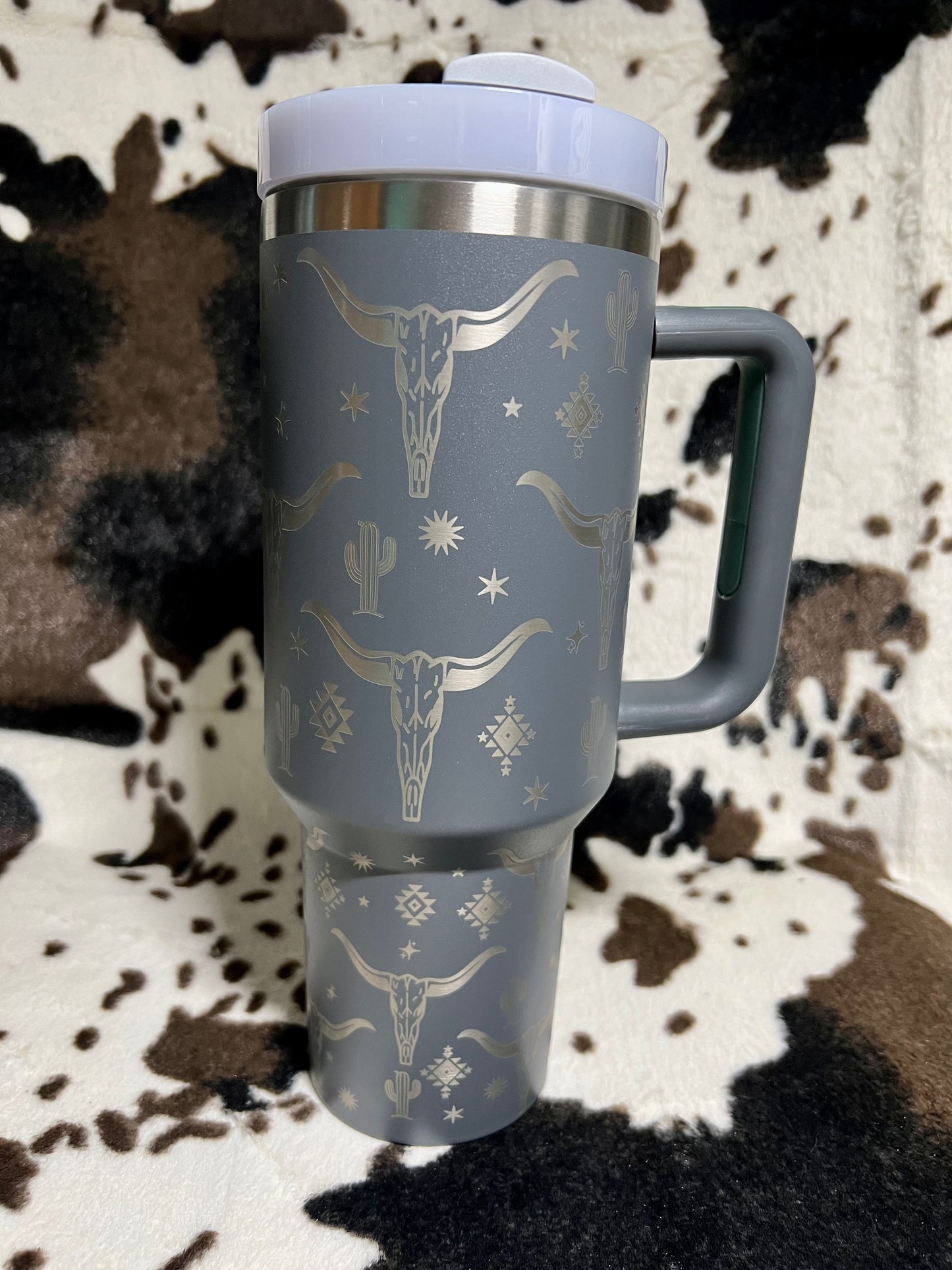 Longhorn Engraved 40oz Tumbler