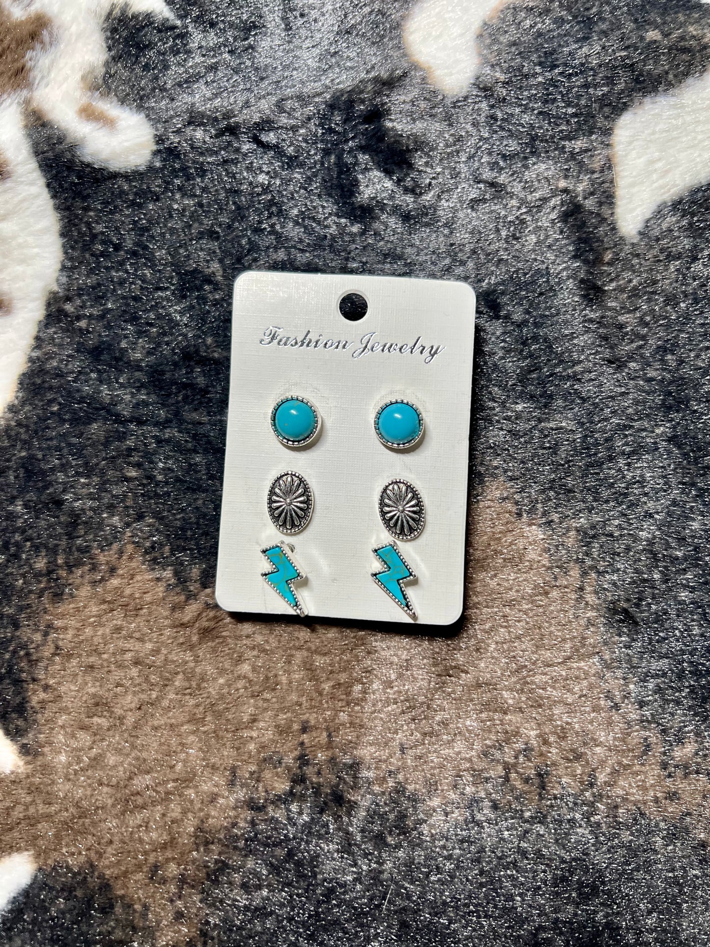 Turquoise Stud Earring Pack